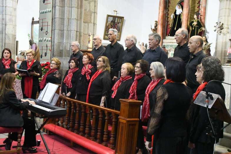 Momento del concierto de esta noche en la Basílica de Telde/FJS Fotografía.